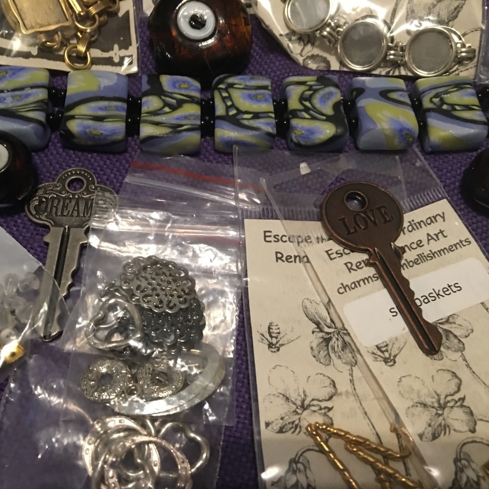 Sale! Stocking Stuffer Delight- Jewelry, Charms, Glass Evil Eyes, Lu-Keys+++